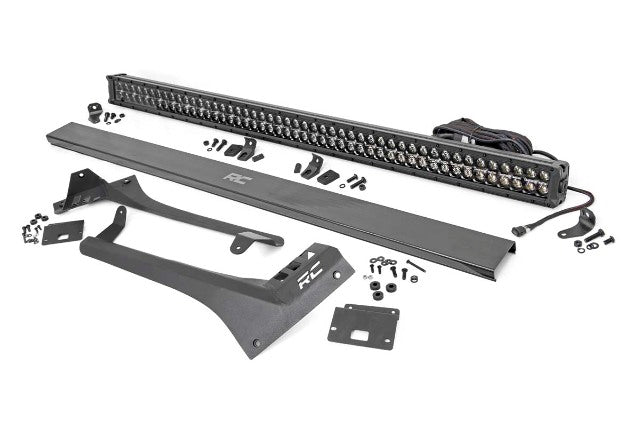 50" LED Light Bar Dual-Row Blk Series Gladiator Wrangler JL -1