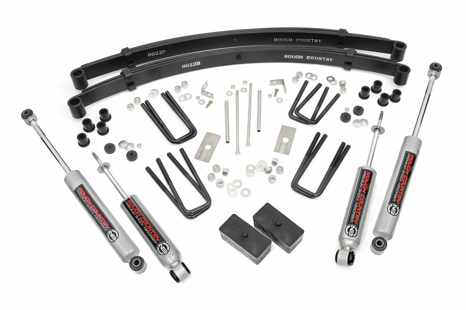 Rough Country 3in Suspension Lift Kit fits Toyota Pickup 79-83 4wd 700N3 -1