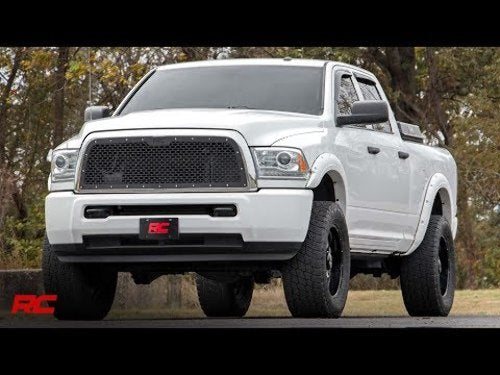Dodge Mesh Grille w/30in Dual Row Black Series LED 13-18 RAM F -3