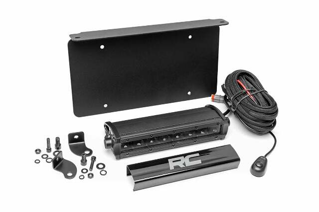 Universal 8in LED License Plate Kit Black Series -1