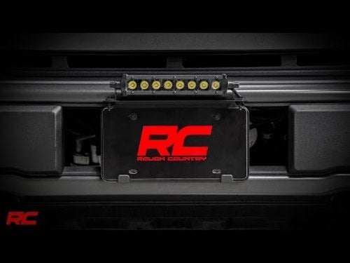 Universal 8in LED License Plate Kit Black Series 70183