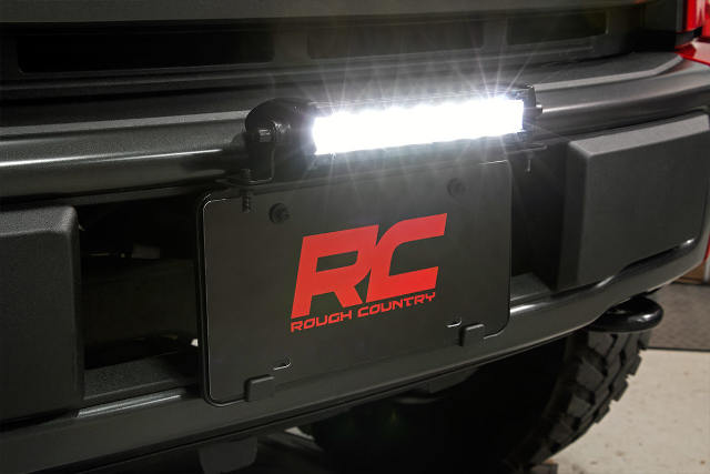 Universal 8in LED License Plate Kit Black Series 70183