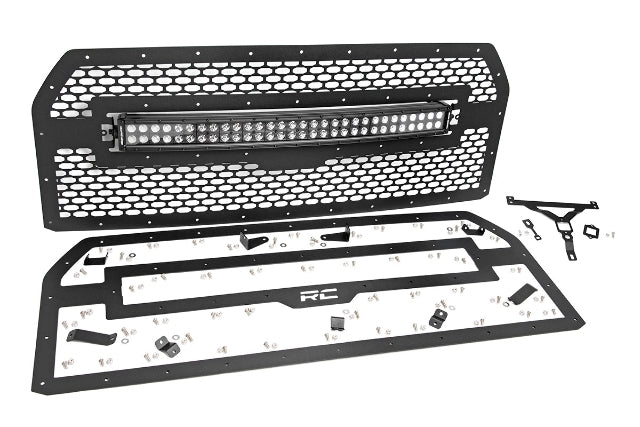 Ford Mesh Grille w/30in Dual Row Black Series LED 15-17 F-150 70193