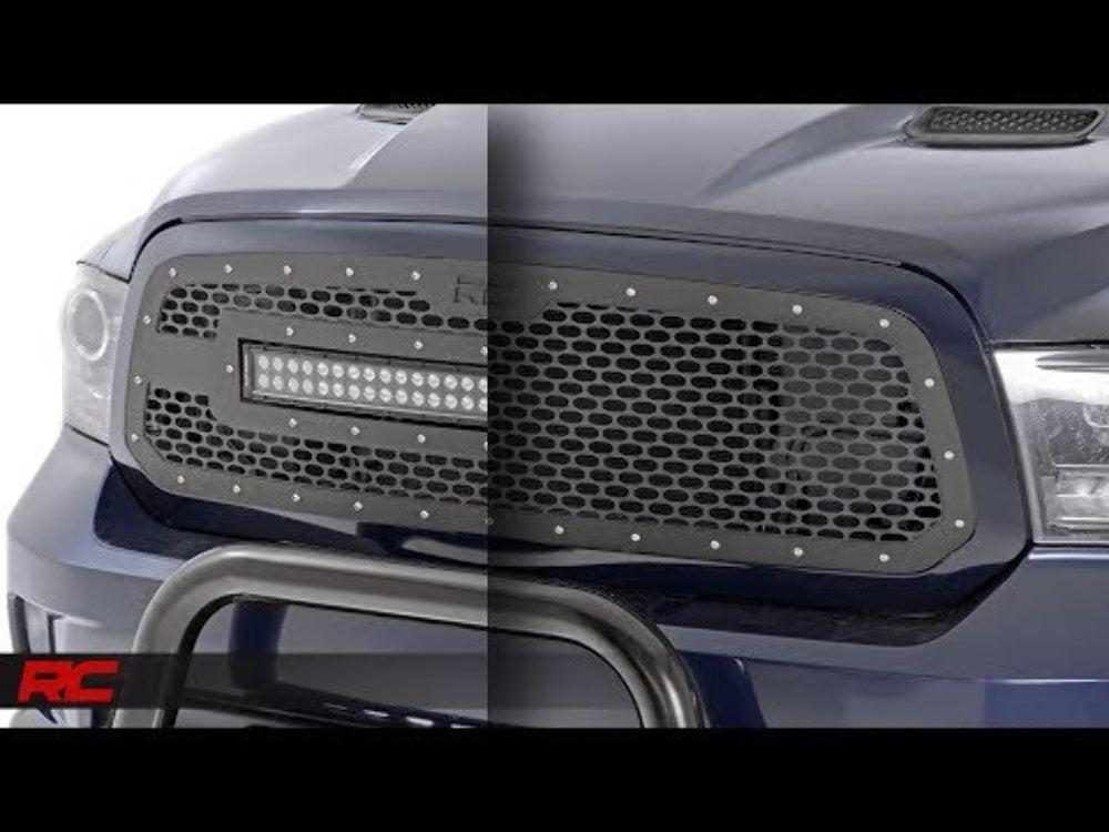 Rough Country Mesh Grille RAM 1500 2WD/4WD (2013-2018 & Classic) - 70197