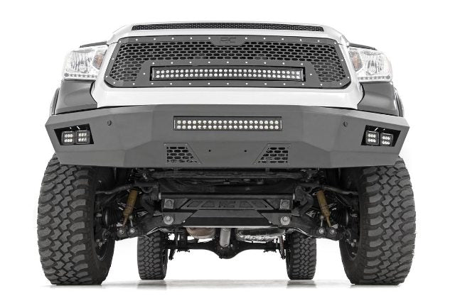 Toyota Mesh Grille w/30" DRow Blk Series LED Cool 14-17 Tundra