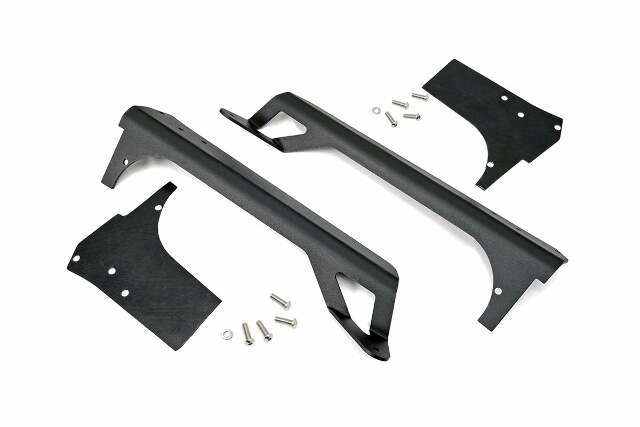 50" Straight LED Light Bar Upper Windshield Mounts 97-06 TJ -1