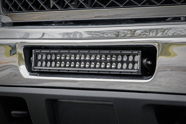 Chevrolet 20-inch LED Light Bar Hidden Bumper Mounts 11-14 2500HD -4