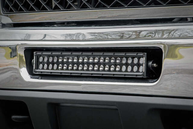 Chevrolet 20-inch LED Light Bar Hidden Bumper Mounts 11-14 2500HD -1