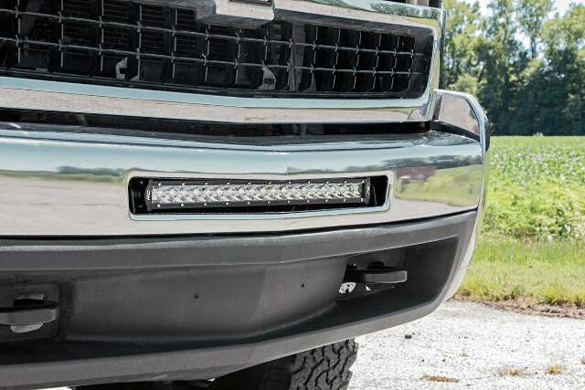Chevrolet 20-inch Single Row Light Bar Bumper Mount (No Light) -1