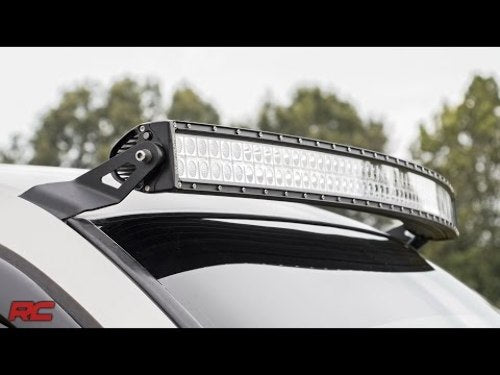 GM 54" Curved LED Light Bar Upper Windshield Mounts 99-06 PU/SUV 70539