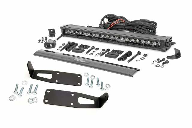 Hidden Kit w/20" LED Light Bar BLK DRL 03-18 RAM 2500 -1