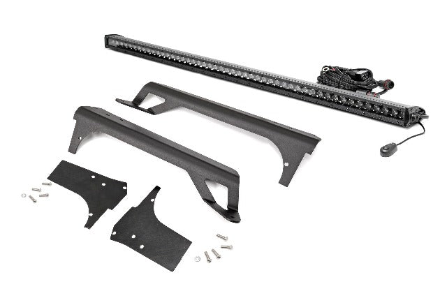 50-inch Straight LED Light Bar Kit Single Black LED fits 97-06 TJ -1