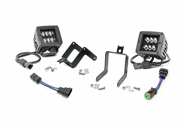 Ford 2-IN Cree LED Fog Light Kit Black Series 11-16 F-250/350 -1