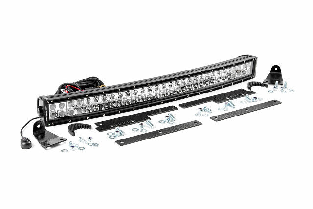 Chevrolet 30in Curved Cree LED Grille Kit Dual Row 14-15 Silv 1500 -1