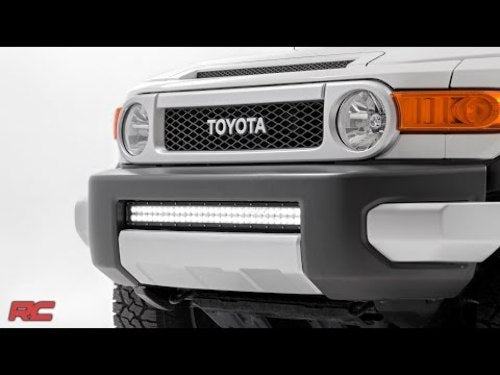Toyota 30"LED Bumper Kit Black Series White 07-14 FJ Cruiser -2