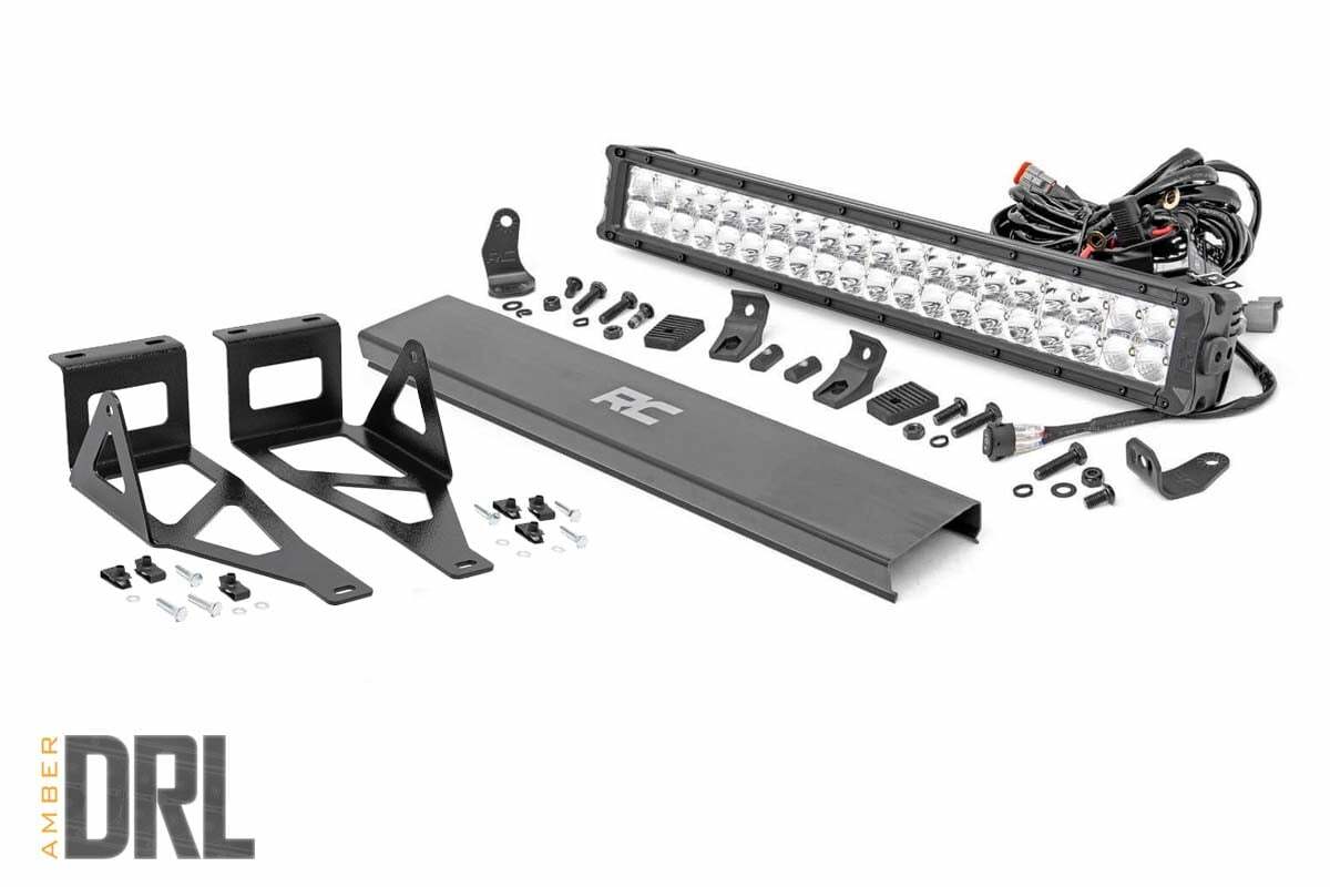 Ford 20in LED Bumper Kit Chrome Series w/Amb RL 05-07 F-250/35