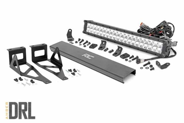 Ford 20in LED Bumper Kit Chrome Series w/Amb RL 05-07 F-250/35 -1