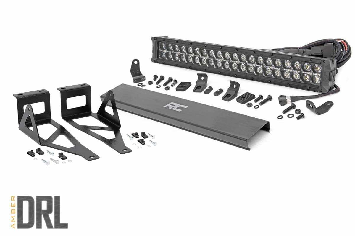 Ford 20in LED Bumper Kit Black Series w/Amb RL 05-07 F-250/350