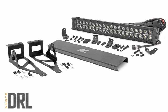 Ford 20in LED Bumper Kit Black Series w/Amb RL 05-07 F-250/350 -1
