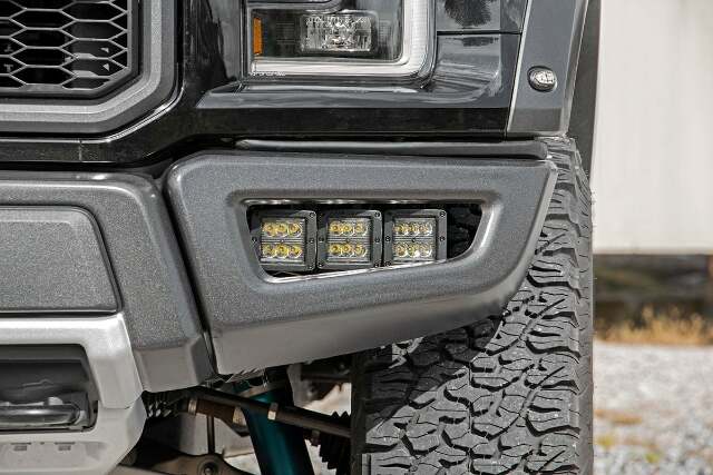 Ford Triple LED Fog Light Kit Black Series 17-19 F-150 Raptor -1