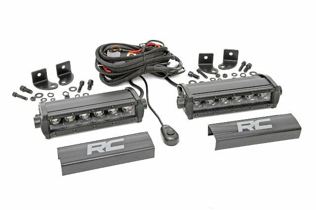 6-inch Cree LED Light Bars Pair Black Series -1