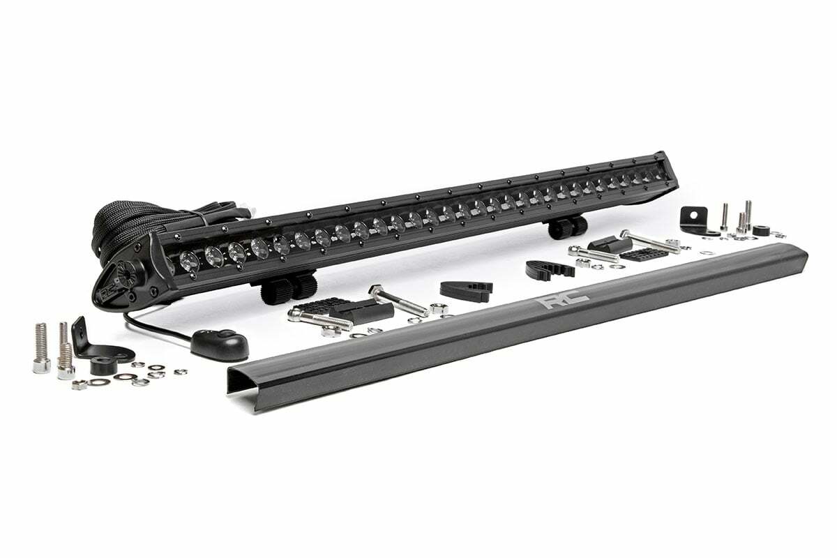 Rough Country 30-inch Cree LED Light Bar-Single Row Black Series 70730BL