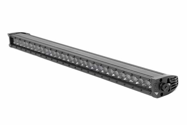 30"Cree LED Light Bar-Single Row Black Series w/ Cool White DRL -1
