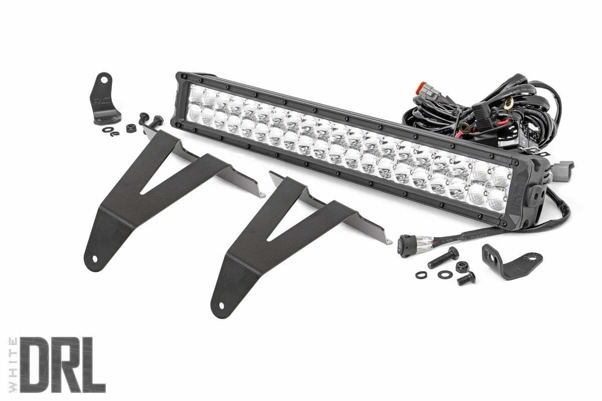 20" LED Bumper Kit Chrome Series White DRL 19-20 RAM 1500