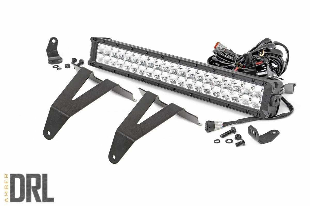 20in LED Bumper Kit Chrome Series w/Amber DRL 19-20 RAM 1500