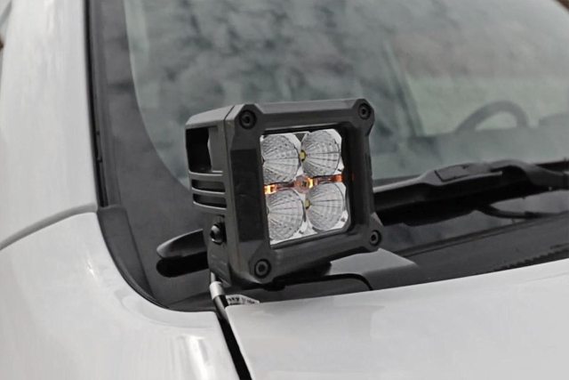 Toyota 3"WA LED Lwr Windshield Kit 10-20 4-Runner 3"Osram -2