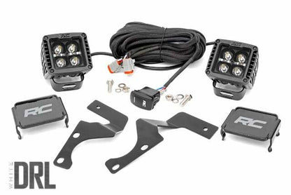 Toyota 2"LED Lwr Windshield Kit 14-20 4-Runner Blk-Series