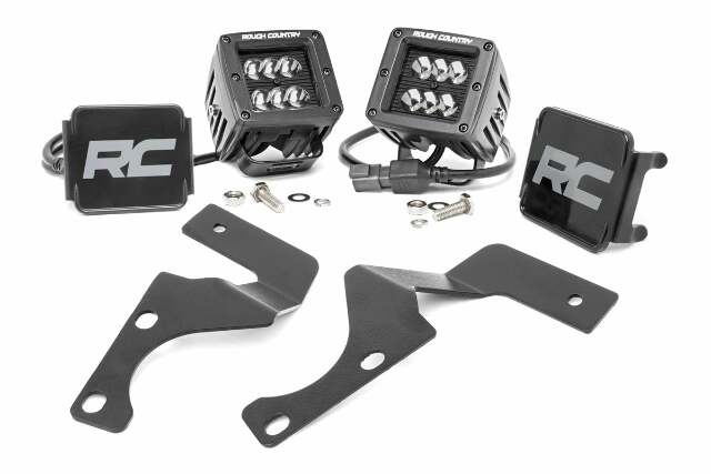 Toyota 2"LED Lwr Windshield Ditch Kit 10-20 4-Runner Blk-Serie 70799