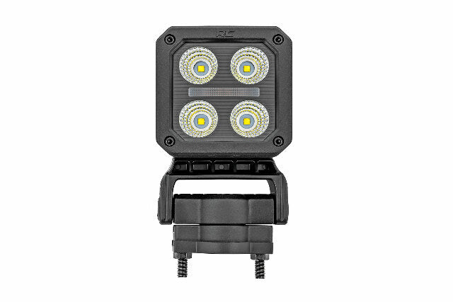 LED Light Pair 2 Inch Square Flood Swivel Mount
