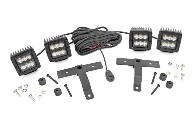 Quad LED Light Pod Kit -Black Series 18-23JL/2020 Gladiator 70822
