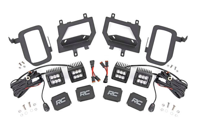 Ford LED Fog Light Kit Black Series w/ Spot Beam 15-17 F-150 -1