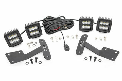 Toyota 2-inch LED Ditch Kit 14-20 Tundra Blacks Series Spot