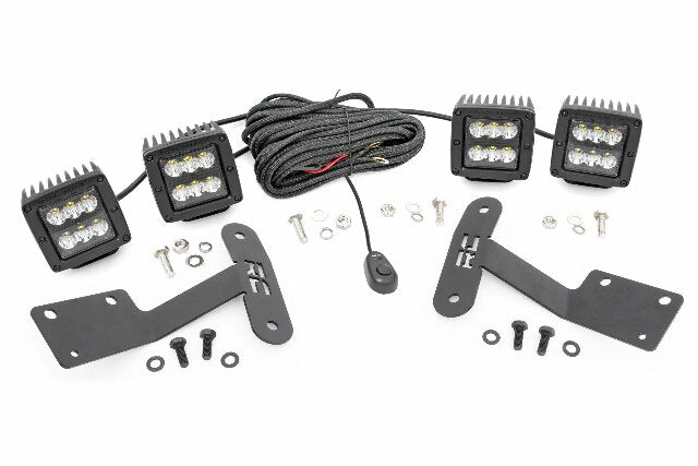 Toyota 2-inch LED Ditch Kit 14-20 Tundra Blacks Series Spot -1
