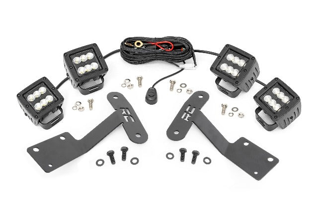 Toyota 2-inch LED Ditch Kit 14-20 Tundra Blacks Series Flood -1