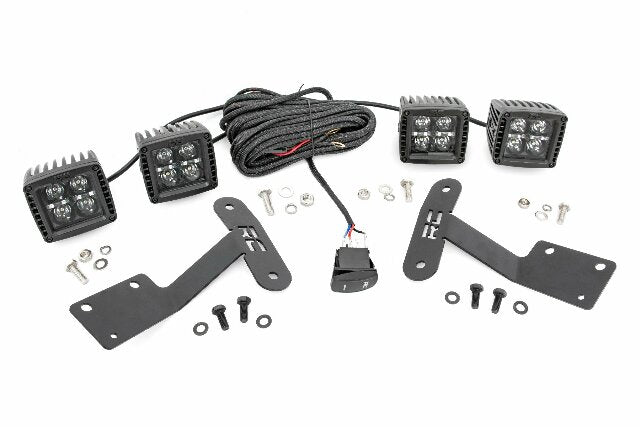 Toyota 2-inch LED Ditch Kit 14-20 Tundra Blacks Series White -1