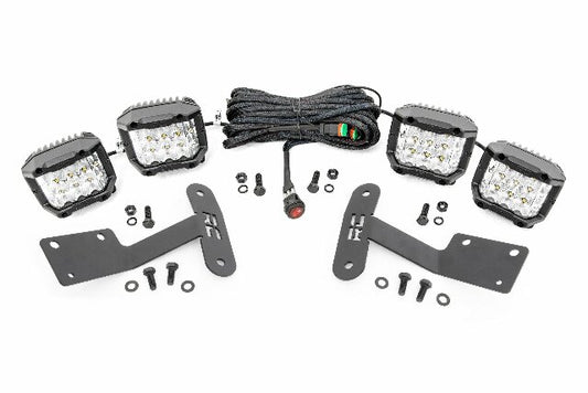 Toyota 3-inch LED Ditch Kit 14-20 Tundra 3"Osram Wide Angle