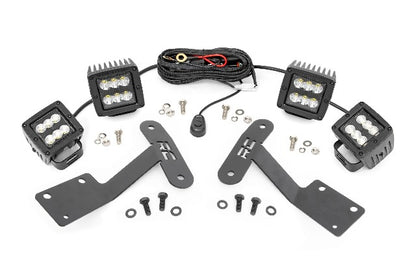 Toyota 2" LED Ditch Kit 14-20 Tundra Black Series Spot /Flood