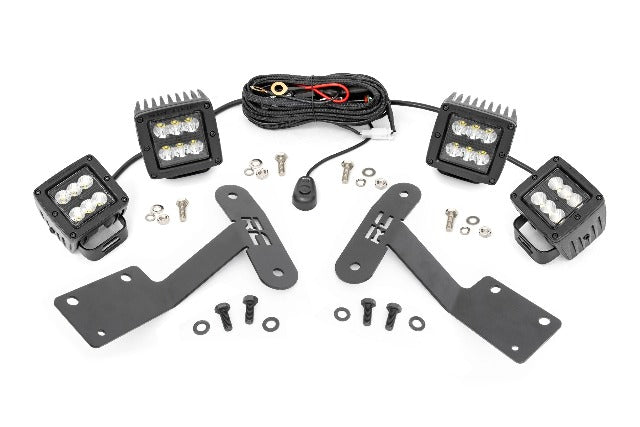 Toyota 2" LED Ditch Kit 14-20 Tundra Black Series Spot /Flood -1
