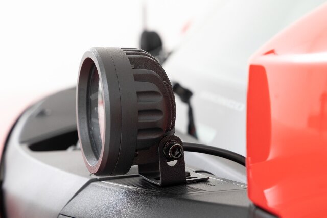 Rough Country Black Series Round LED Light Pair | 3.5 Inch | Amber DRL 70900A