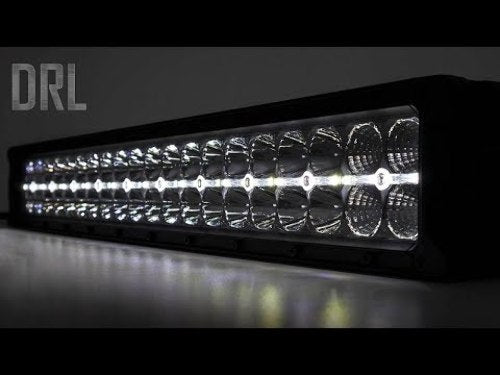 4-inch Square Cree LED Lights-Pair Chrome Series w/ Cool White DRL -2