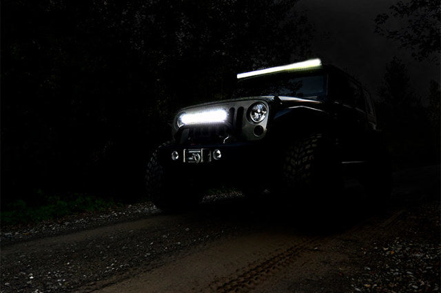 20"Cree LED Light Bar-Dual Row Chrome Series w/ Cool White DRL -2