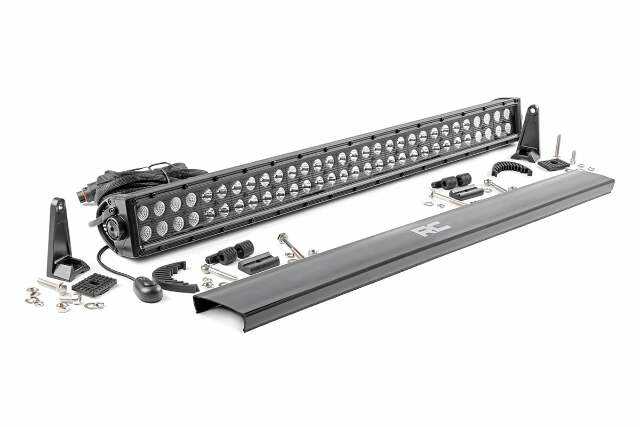 30" Straight Cree LED Light Bar-Dual-14400 Lumens Black Series -1