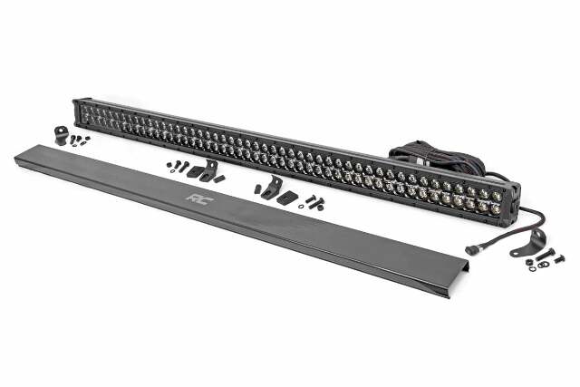50-inch Cree LED Light Bar-Dual Row Black Series w/ White DRL -1