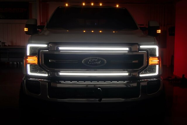 LED Kit Grille Mount 30" DRL Ford F250/F350 SuperDuty 17-22 -2