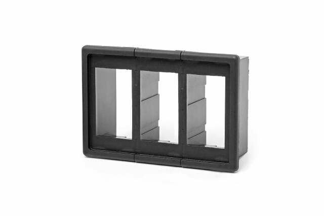 Auxiliary Switch Bezel Triple - -1