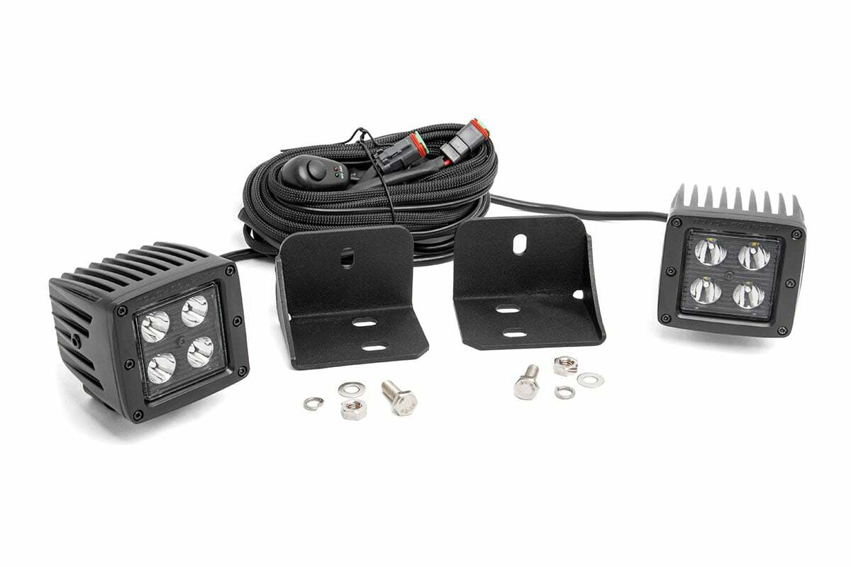 Rough Country Can-Am Defender Rear Facing 2" Black-Series LED Kit 16-20 Defender 71011